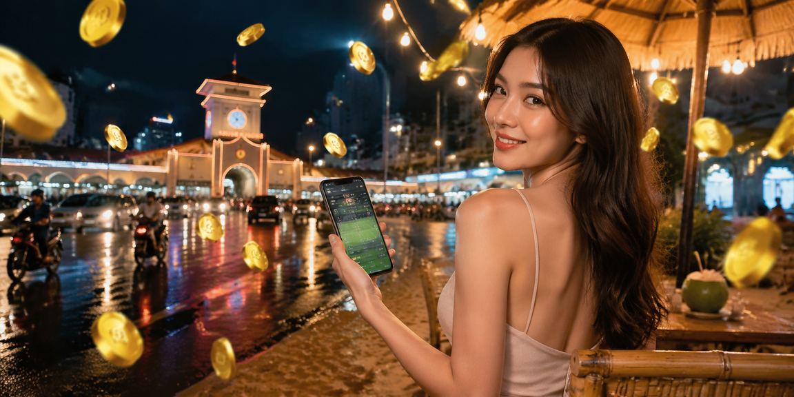 Người dùng TP.HCM theo dõi kết quả cá cược thể thao và kiểm tra voucher trên điện thoại